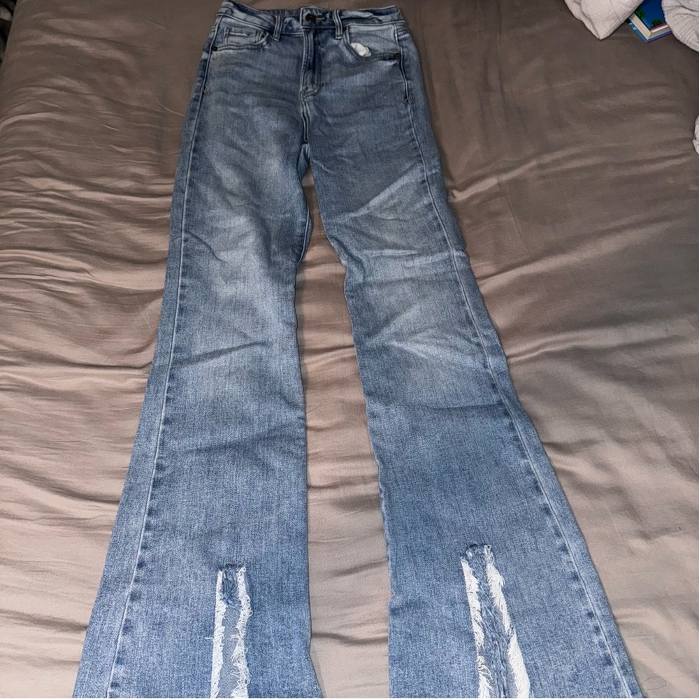 Classic Blue Women's Jeans Bellbottom